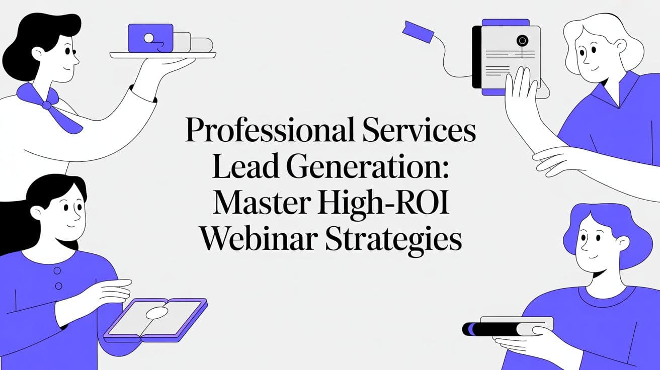 Professional Services Lead Generation: A B2B SaaS Marketer's Guide to High-ROI Webinars
