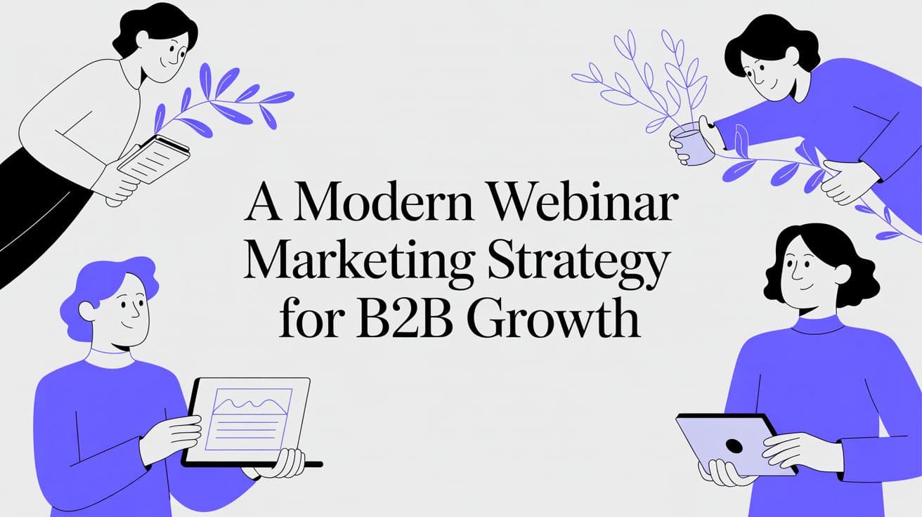 A Modern Webinar Marketing Strategy for B2B SaaS Growth