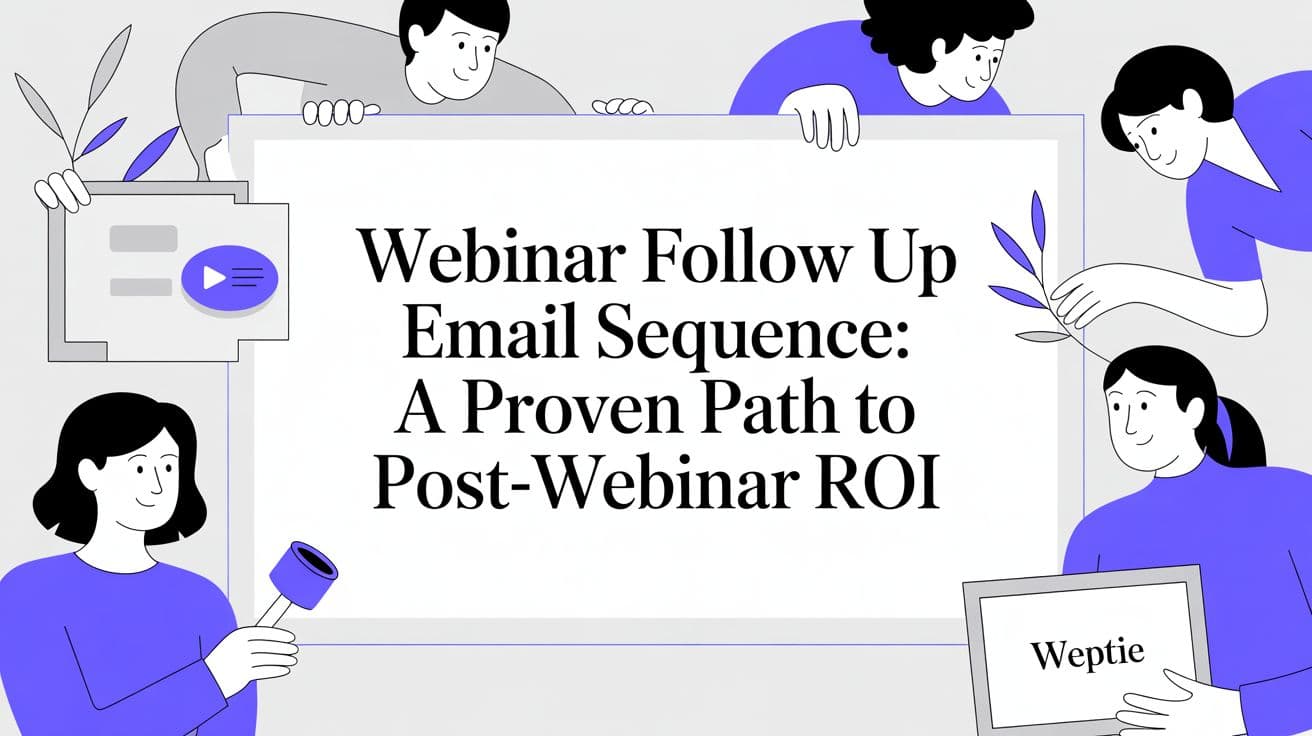 Webinar follow-up email sequence: A proven path to post-webinar ROI