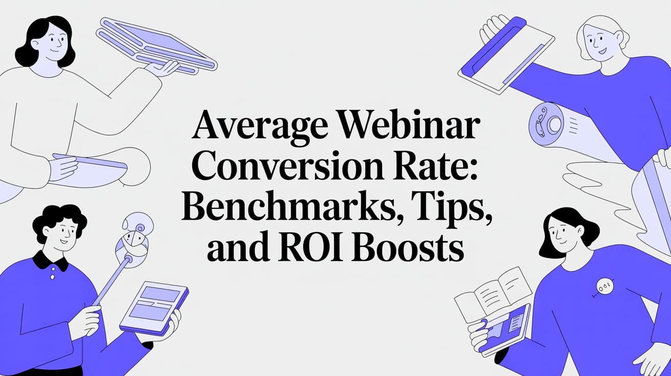 What's the Average Webinar Conversion Rate? A B2B SaaS Guide
