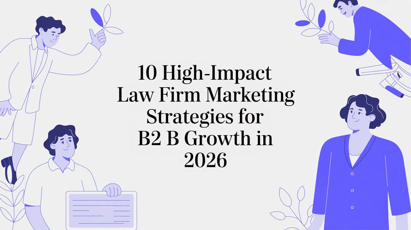 10 High-Impact Law Firm Marketing Strategies for B2B Growth in 2026